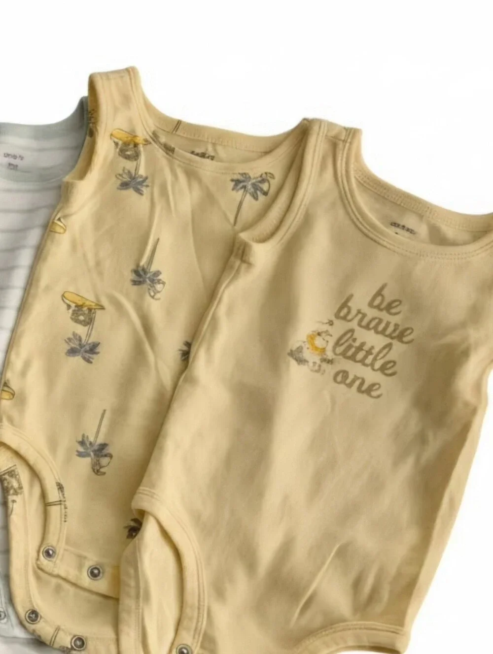Carter's 5-Pack Be Brave Little One Baby Bodysuits Sleeveless Set 9 Months